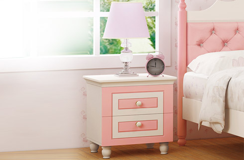 Tab đầu giường màu hồng kẹo ngọt HHM907T