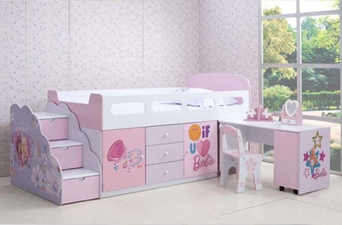 Giường tầng cho bé gái đẹp và đáng yêu nhất baby C21A