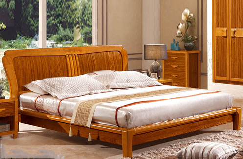 Mẫu giường ngủ gỗ đẹp CNS3A007